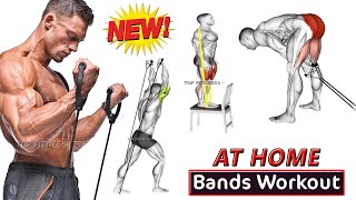 10 Best Resistance Band Workout  full body  10 EFFECTIVE EXERCISES [upl. by Ahsinev]