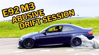 Stress TESTING My E92 M3 AT The TRACK BIG DRIFTS 6MT POV [upl. by Felt]