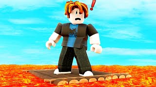 THE FLOOR IS LAVA IN ROBLOX Obby Roblox Gameplay [upl. by Lirpa313]