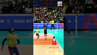 Impenetrable Block by Yuki Ishikawa shorts sports volleyball highlights volleyballhighlights [upl. by Zandra]