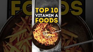 Top 10 Vitamin A Foods food foodshorts healthyfood foodfacts diabetes skincare [upl. by Llertal]