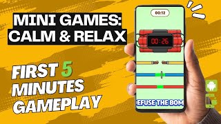 First 5 Minutes of Mini Games Calm amp Relax  Soothing Gameplay and Puzzles No Commentary [upl. by Attenauq936]