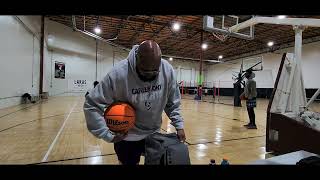 Hoop Training with Coach Q and Coach Moe 12124 ⛹️🏿‍♂️💨🏀 [upl. by Robena831]