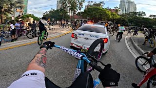 MIAMI BIGGEST PEDAL BIKE RIDEOUT MLK24 [upl. by Wolpert]