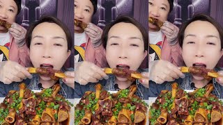 ASMR Eating Bone Marrows Mukbang Eating Show🌯🌯 [upl. by Irakab266]