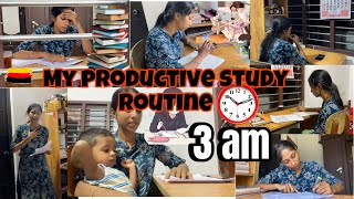 3 am⏰my productive study routine 📚my exam preprations 😩📚 കഷ്ട്ടപ്പാടും പ്രാത്ഥനയും മതി [upl. by Bartram]