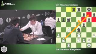 Teimour Radjabov vs Magnus Carlsen World Blitz Championship [upl. by Oirazan]