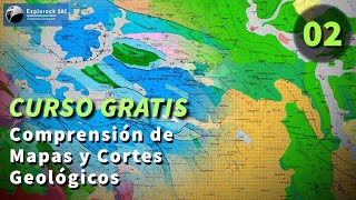 Curso Gratuito de Geología HD 1080p Comprensión de Mapas y Cortes Geológicos 232 I Explorock [upl. by Krik874]