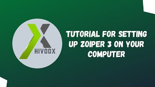 English  Tutorial for setting up Zoiper 3 on your computer [upl. by Sidnal237]