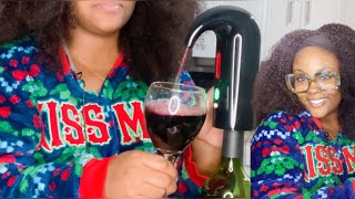 UNBOXING A ELECTRIC WINE AERATOR DISPENSER LONG LASTING BATTERY AMAZON FINDS [upl. by Venuti]