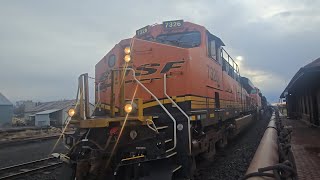 Train at Ritzville Depot 1282024 [upl. by Larok911]