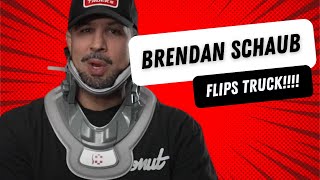 FOOTAGE OF brendanschaub FLIPPING TRUCK [upl. by Malarkey]