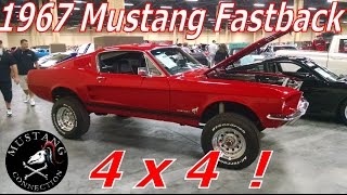 1967 Mustang Fastback 4x4  Barrett Jackson Las Vegas 2015 Mustang Connection [upl. by Cadmarr]