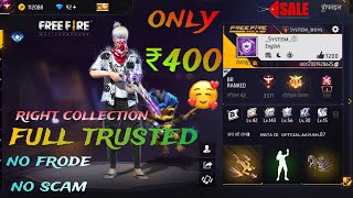 Free Fire id Sell Low Price rs400 IIFF id Sell Low Price ma id ◆◆IlTrusted id Seller 100 [upl. by Assirral212]