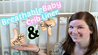 BreathableBaby  Mesh Crib Liner Review [upl. by Adnilym]