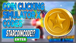 ALL NEW ROBLOX 🏆500K Coin Clicking Simulator X SECRET OP CODES  ROBLOX 2023 CODES [upl. by Yllop797]