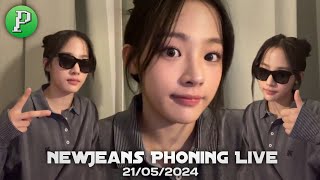 NewJeans Phoning Live 20240521 Minji Live Phoning [upl. by Cecilius]