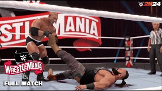 Goldberg vs Braun Strowman  Wrestlemania 36 FULL MATCH [upl. by Hodess]