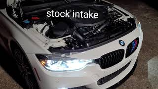 BMW 340i MST Performance intake [upl. by Jobe]