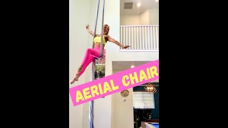 Aerial silks tutorial  Easy moves Aerial seat amp more [upl. by Ytsirk]