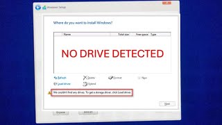 Drives Not Detected Error During Windows Installation – Easy Fix SparkTech [upl. by Atinuhs857]