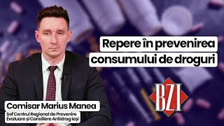 Comisar Marius Manea șef CRPECA Iași discută despre repere în prevenirea consumului de droguri [upl. by Eenafets]