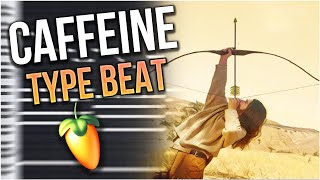 How To Make A Brakence Caffeine Type Beat  Fl Studio 20 Tutorial [upl. by Sinnej742]