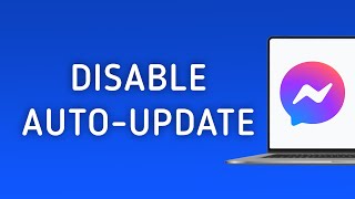 How To Disable Update Messenger Automatically On PC New Update [upl. by Sherar]