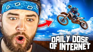 KingWoolz Reacts to DAILY DOSE OF INTERNET Insane Footage [upl. by Otte]