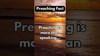 Preaching is more than speakingshorts [upl. by Llemrej]