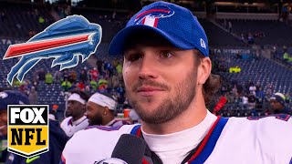 We play complementary football – Josh Allen after Bills 3110 win over Seahawks  NFL on FOX [upl. by Merrili]