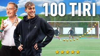 🎯⚽️100 TIRI CHALLENGE DAVIDE BONOLIS con PAOLO BONOLIS  Quanti Goal Segnerà su 100 tiri [upl. by Hedvige]