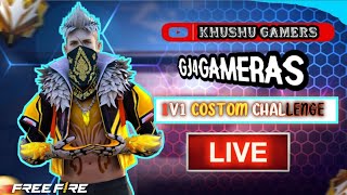 1V1 COSTOM CHALLENGE LIVE FF LIVE COSTOM PUSH FREE FIRE CSFF LIVE COSTOM LIVE PUSH MR GAMER YT [upl. by Johnson]