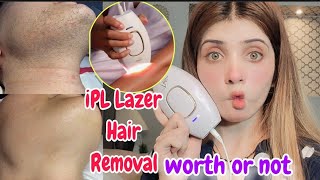 IPL Lazer Hair Removal  ipl Lazer Treatment at home  honest review  mariyam Saddique [upl. by Nosirrag]