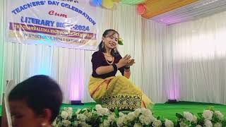 NURAGI NUNGSHI YENDAI SIDA  SINGLE DANCE PERFORMANCE TEACHER S DAY CELEBRATION 2024 [upl. by Johann226]