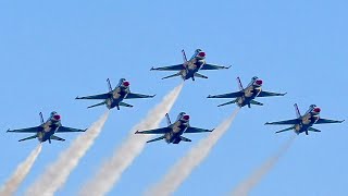 2024 Pacific Air Show  USAF Thunderbirds FULL HIGH SHOW [upl. by Harty]