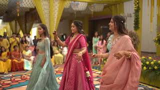 Eli Re Eli  Haldi Performance  Sisters Dance  Indian Wedding reels viralvideo sistersdance [upl. by Falcone]