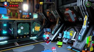 Lego Batman 3 Beyond Gotham Lvl 4 Space Station Infestation TrophyAchievement Story  HTG [upl. by Haseena961]