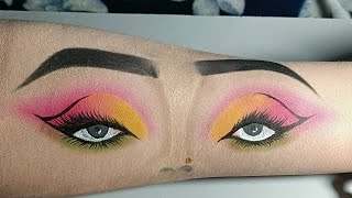 eyeshadow practice on hand  eyeshadow tutorial  eyeshadow makeup  eyeshadow bridal bridal makeup [upl. by Fraya500]