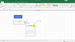 Datetime Picker  Calendar for all excel version 32bit and 64bit [upl. by Iidnarb]