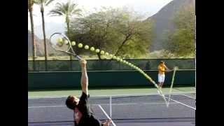 Marco Chiudinelli twist serveBack Super slow motion [upl. by Estella]