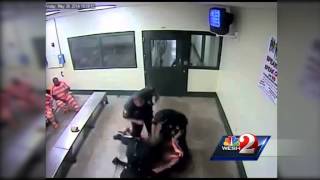 Inmate attacks corrections officer [upl. by Petrick984]