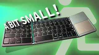 Mcbazel foldable bluetooth keyboard and mouse review [upl. by Tnafni]