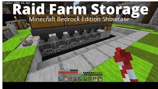 Raid Farm NonStackable item sorter storage SEMI auto 114 MCPE PC Xbox [upl. by Neetsyrk]