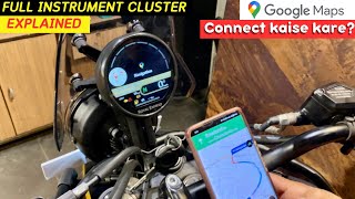 Royal Enfield Himalayan 450 Google Maps features explained [upl. by Amar]