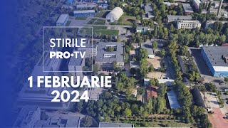 Știrile PRO TV  1 Februarie 2024 [upl. by Wally662]