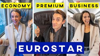 Which Eurostar class is the BEST ad London to Paris  Business Premium and Economy [upl. by Swanson293]