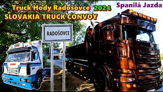 Truck Hody Radošovce 2024  Truck Convoy  Spanilá Jazda  Slovakia  Truck Show [upl. by Pardner607]