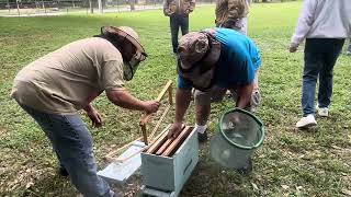 Heritage Park Apiary Tour  beekeeping [upl. by Sontich]