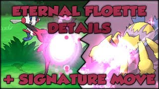 Pokémon X and Y  AZsEternal Floette Details and Signature Move [upl. by Mirilla411]